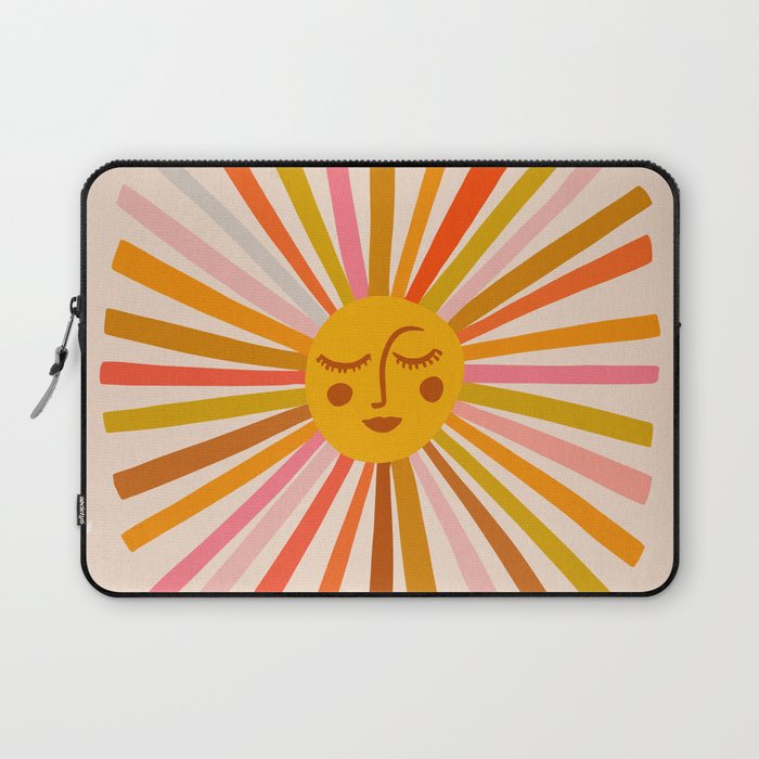 Sunshine – Retro Ochre Palette Laptop Sleeve