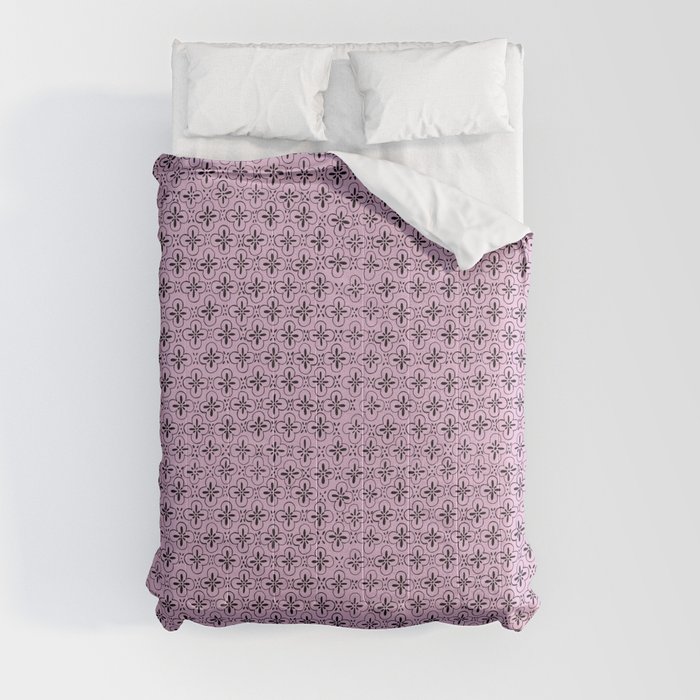 Purple Tiles Comforter