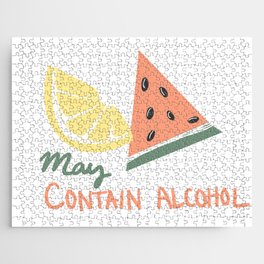 may contain alcohol Jigsaw Puzzle