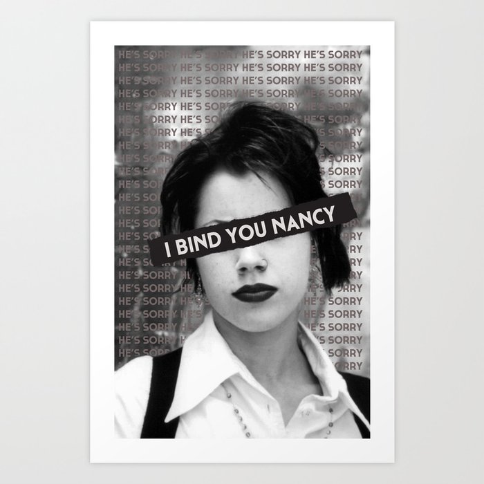 I BIND YOU NANCY. Art Print