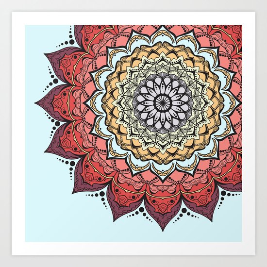 Mandala 2.0 (3.0) Art Print