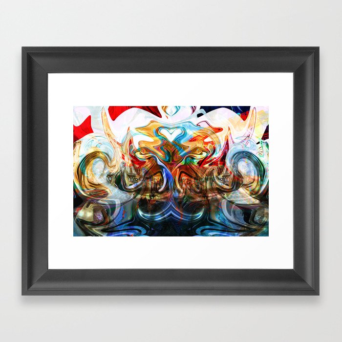liquified space Framed Art Print