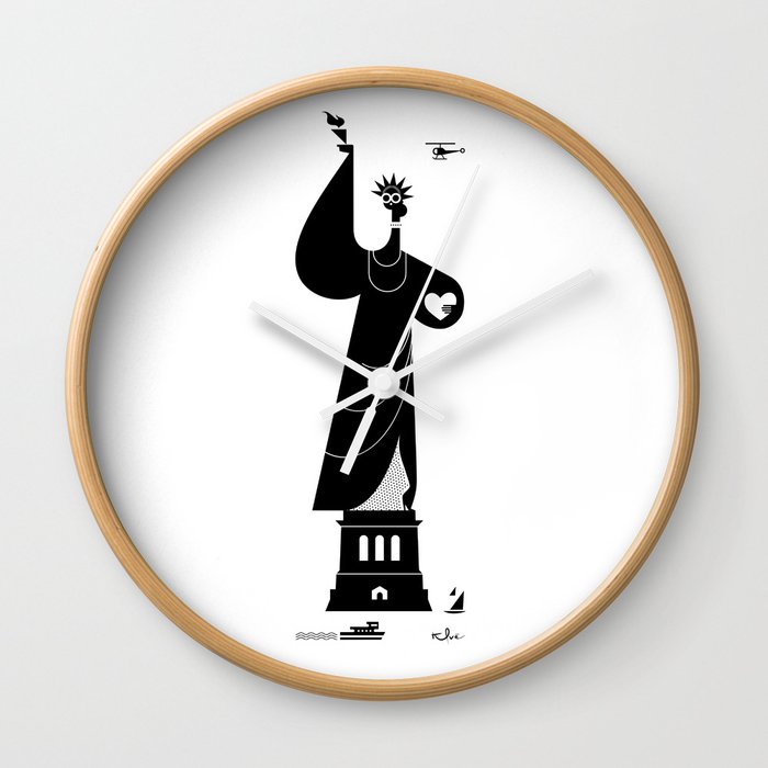 Lady Liberty Wall Clock