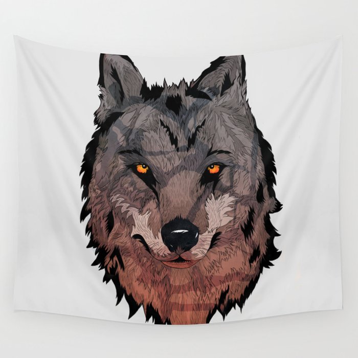 Wolf Mother Wall Tapestry