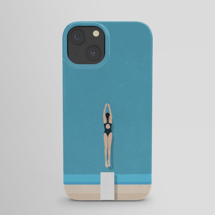 Diving In  iPhone Case