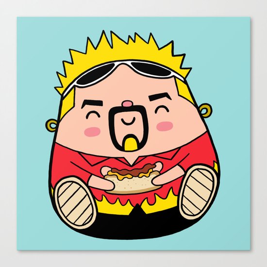 Kuwaii Fieri Canvas Print