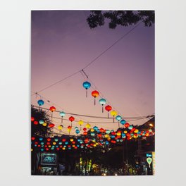 Lantern's night in Hoi An - Vietnam Poster