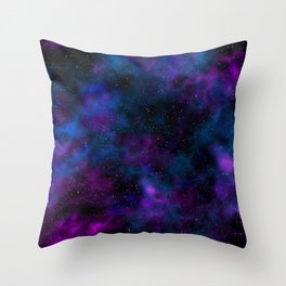 Space beautiful galaxy starry night image Throw Pillow