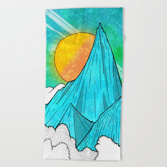 The Highest Peak Beach Towel