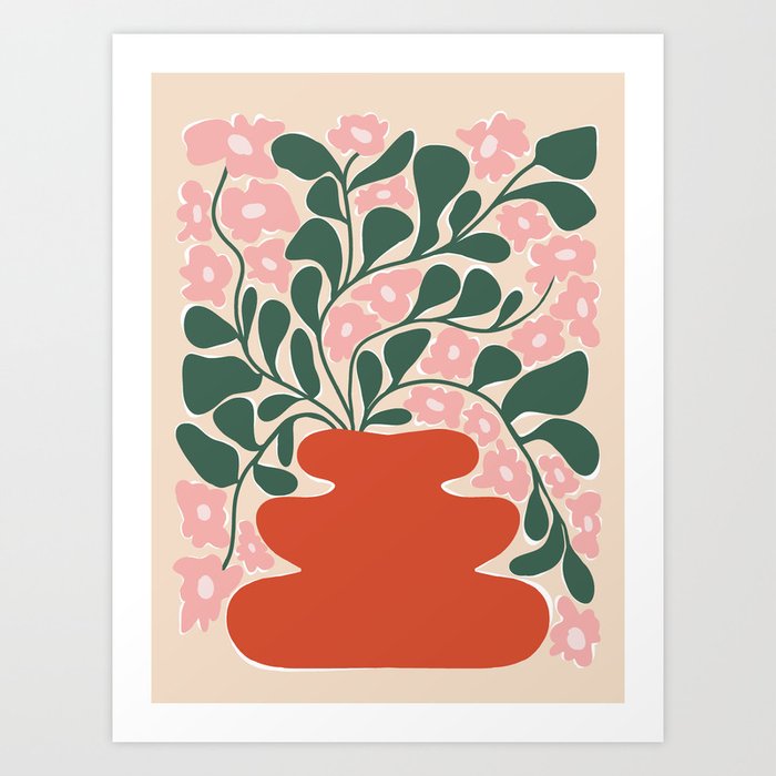 Magic flower pot 1 Art Print