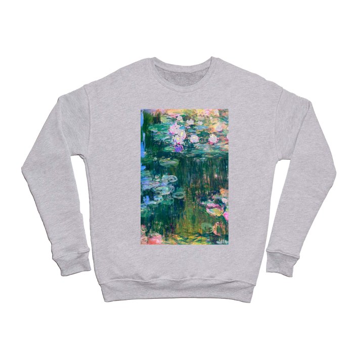water lilies : Monet Crewneck Sweatshirt