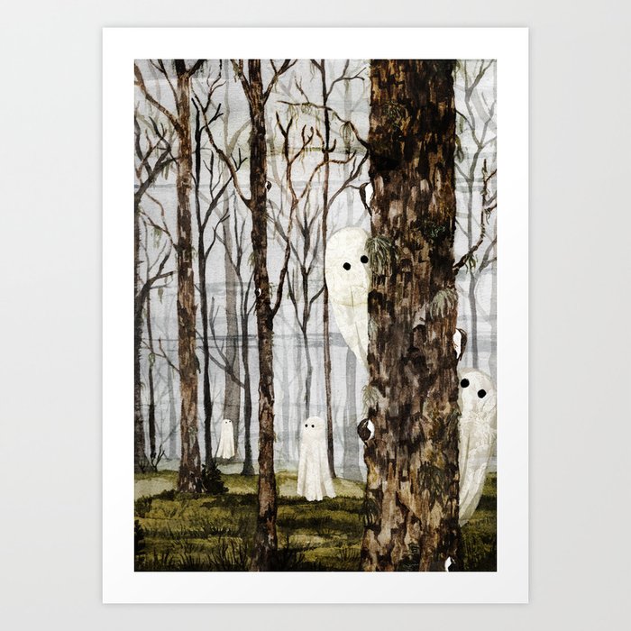 Treecreepers Art Print