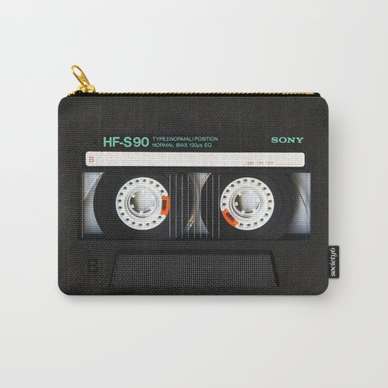 Classic retro sony cassette tape iPhone 4 4s 5 5c, ipod, ipad, tshirt, mugs and pillow case Carry-All Pouch