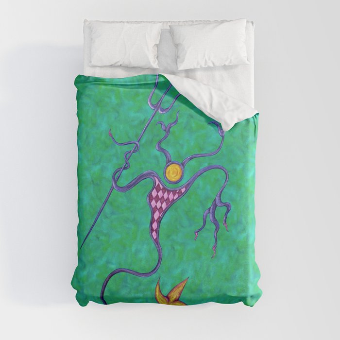 Merman Duvet Cover