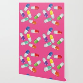 Valley of the Dolls Pink Pills Wallpaper