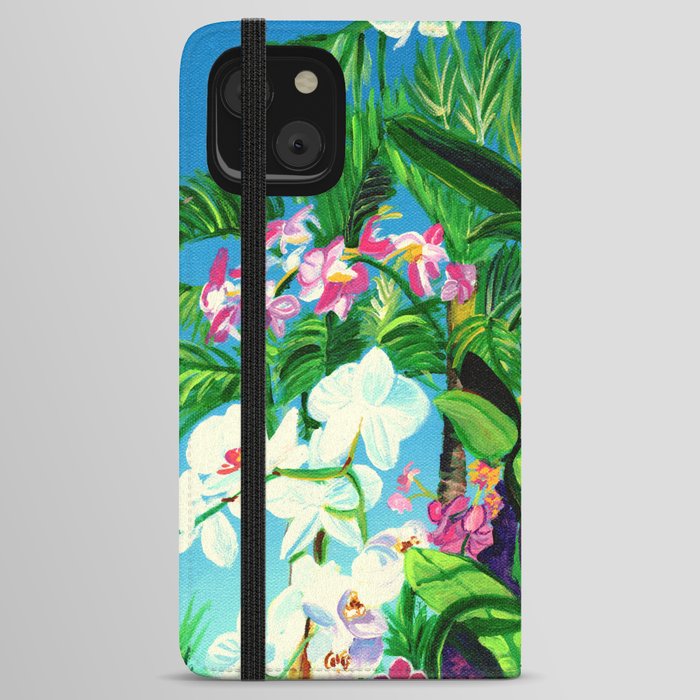 Baby Beach Orchids iPhone Wallet Case