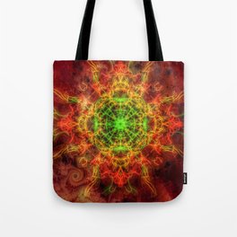 Heart on Fire Tote Bag