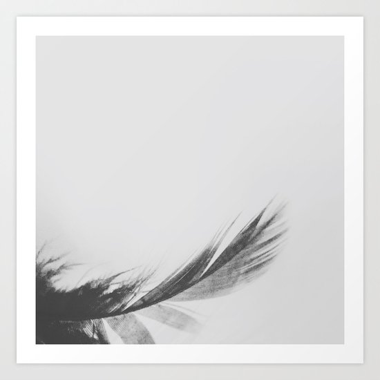 Feathery Art Print