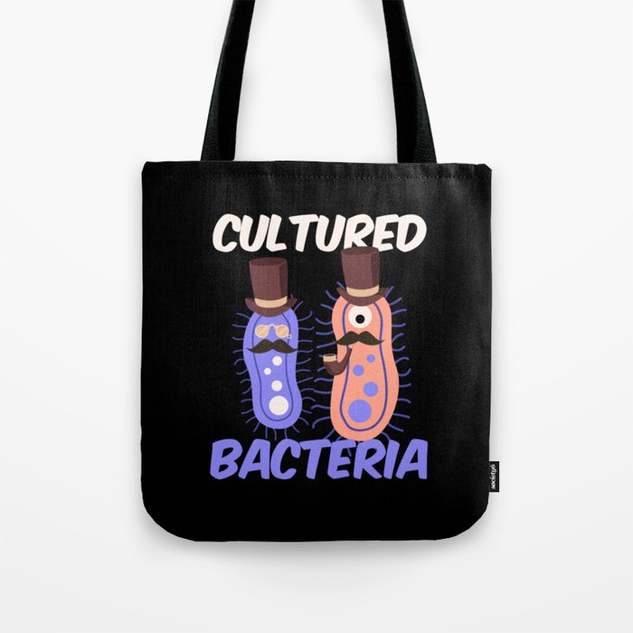 Cultured Bacteria Microbiology Chemistry Tote Bag