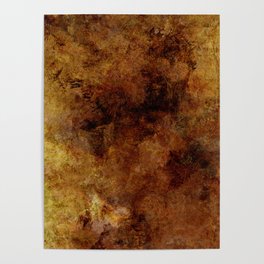 Warm brown rusty cooper Poster