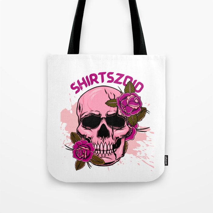ShirtsZoid Skull Rose Edition #003 Tote Bag
