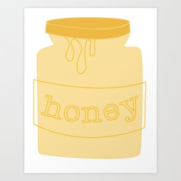 honey Art Print