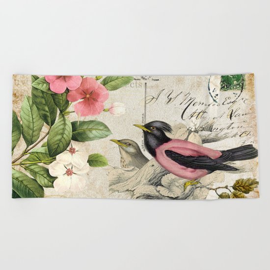 Sweet birds #6 Beach Towel