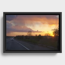 Drive Framed Canvas
