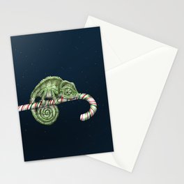 Christmas Chameleon Stationery Cards