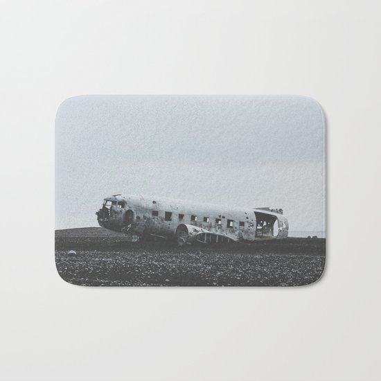 Sólheimasandur Plane Wreck, Iceland Bath Mat