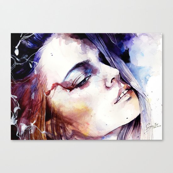 At times when we are hurt, we learn the most Canvas Print