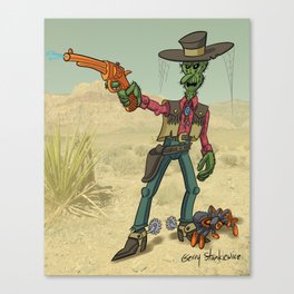 Cactus Cowboy Canvas Print