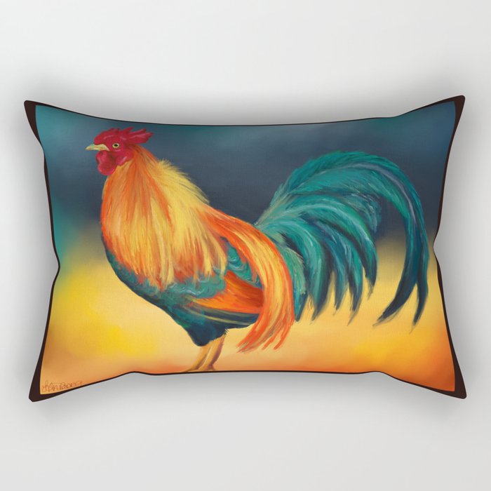 rooster shaped pillow