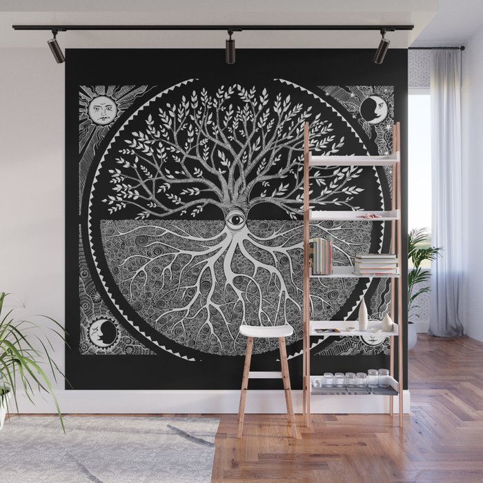 Druid Tree of Life Wall Mural by brendaerickson | Society6