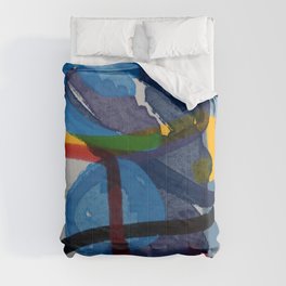 Zen Abstract ExpressionismArt  Comforter