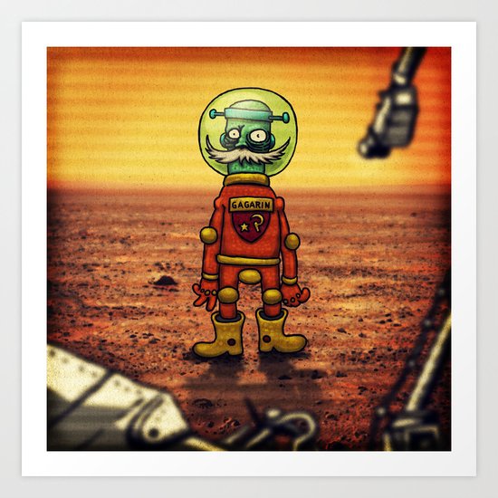 Gagarin Art Print