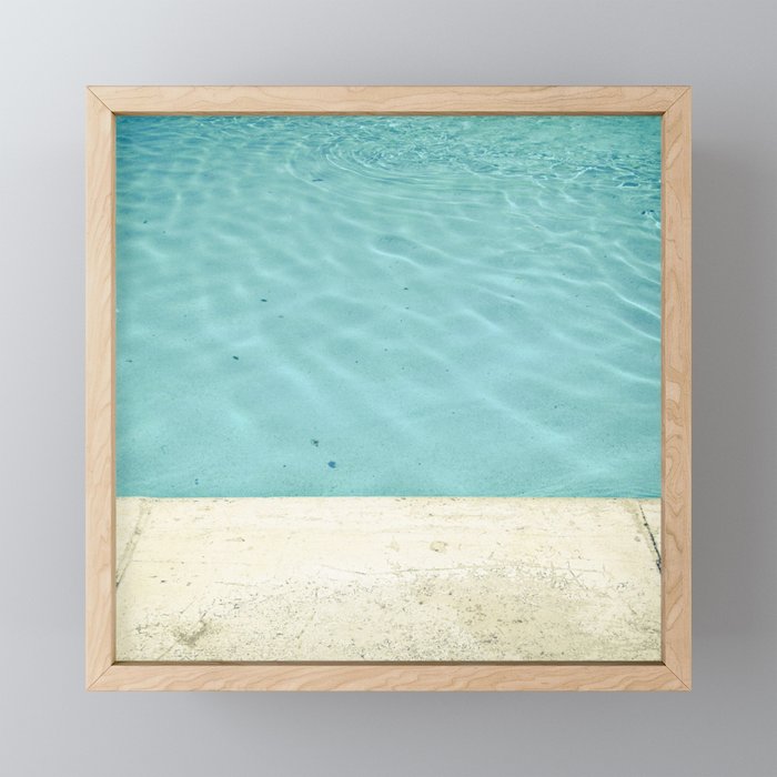 Pool Framed Mini Art Print