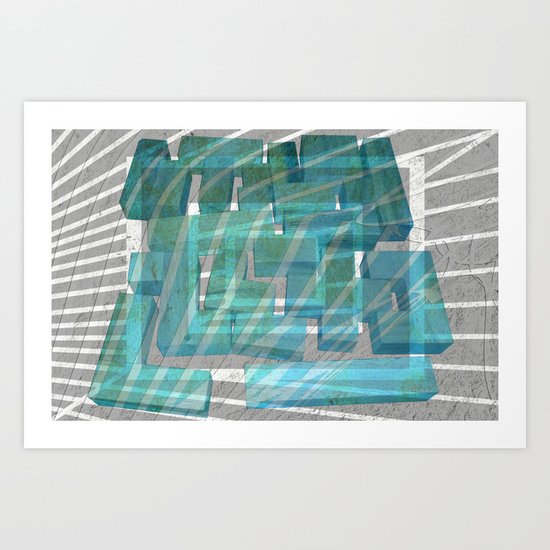 Mosaik 1.2 Art Print