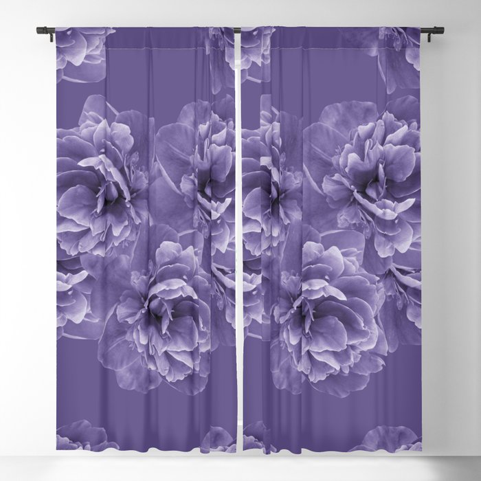 Ultra Violet Peony Flower Bouquet #1 #floral #decor #art #society6 Blackout Curtain