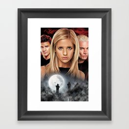 Buffy The Vampire Slayer  Framed Art Print