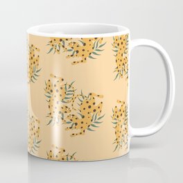 Jaguars and leaves pattern Coffee Mug