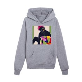 Abstract Focus 1 Kids Pullover Hoodies