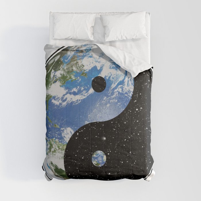 Earth / Space Yin Yang Comforter