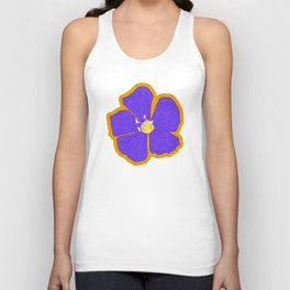 WILD FLOWERS Flax Unisex Tank Top