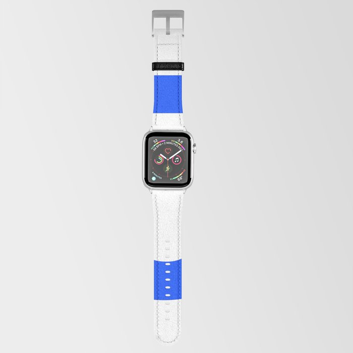Number 5 (Blue & White) Apple Watch Band