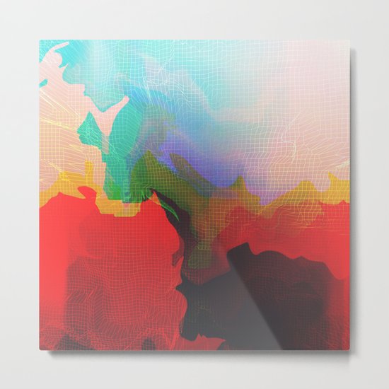 Glitch 14 Metal Print