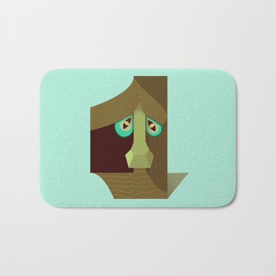 One treant face Bath Mat