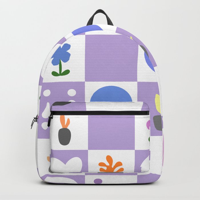 Color object checkerboard collection 7 Backpack