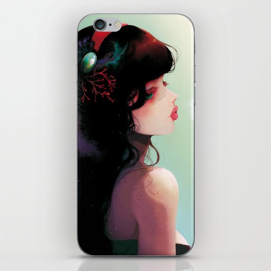 La Cantatrice en greve... iPhone & iPod Skin