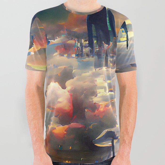 Cloud Crystals  All Over Graphic Tee